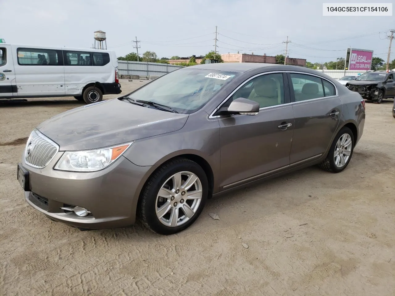 1G4GC5E31CF154106 2012 Buick Lacrosse