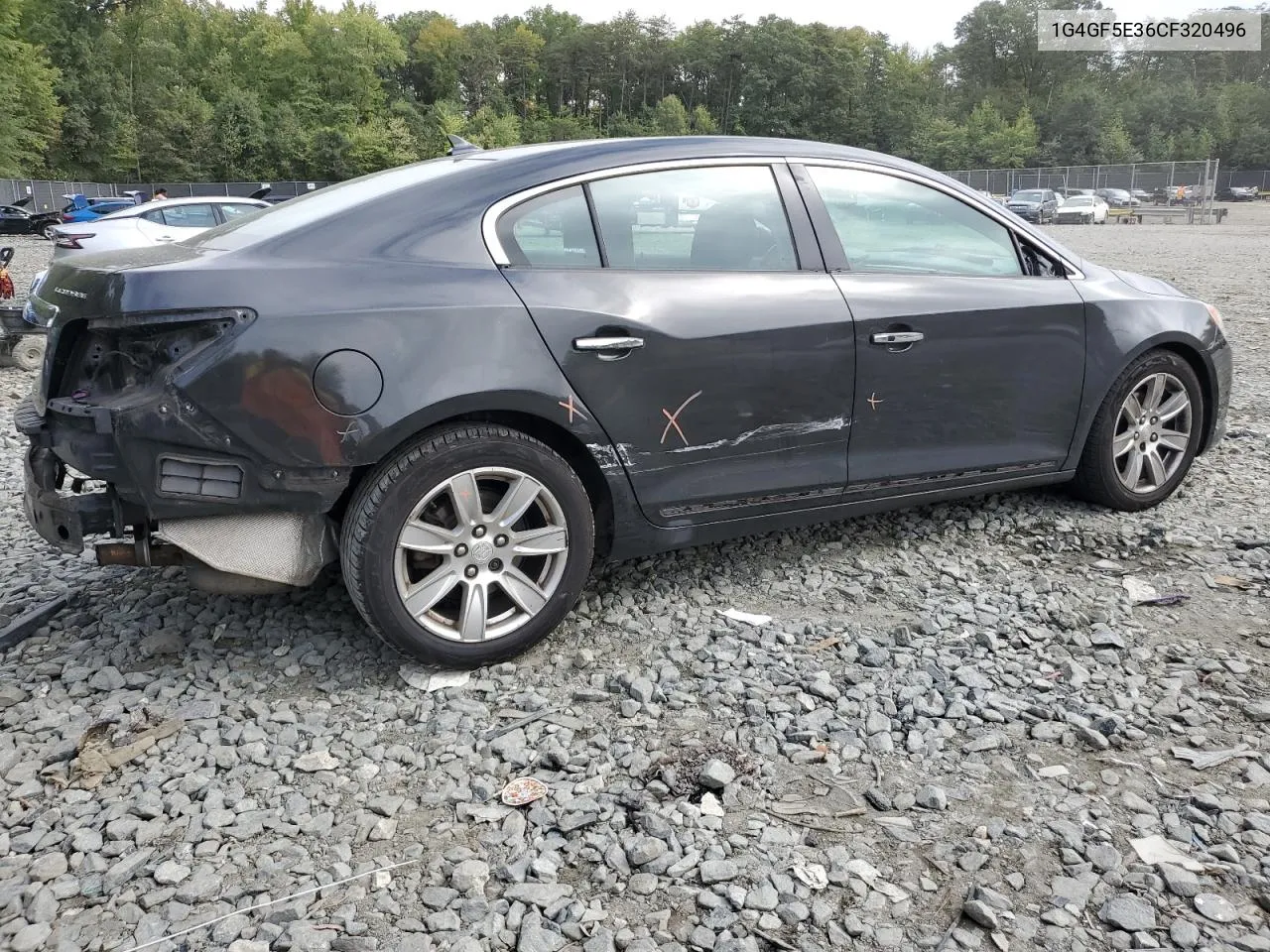 1G4GF5E36CF320496 2012 Buick Lacrosse Premium