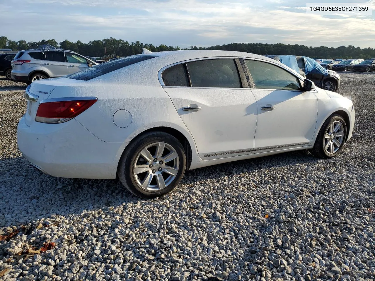 1G4GD5E35CF271359 2012 Buick Lacrosse Premium