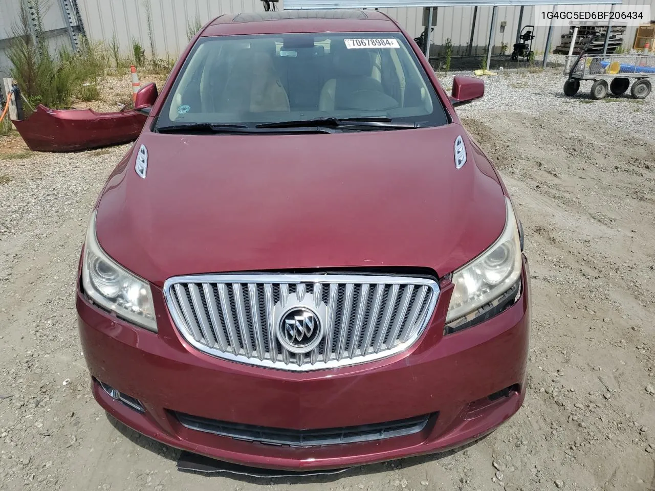 1G4GC5ED6BF206434 2013 Buick Lacrosse Cxl