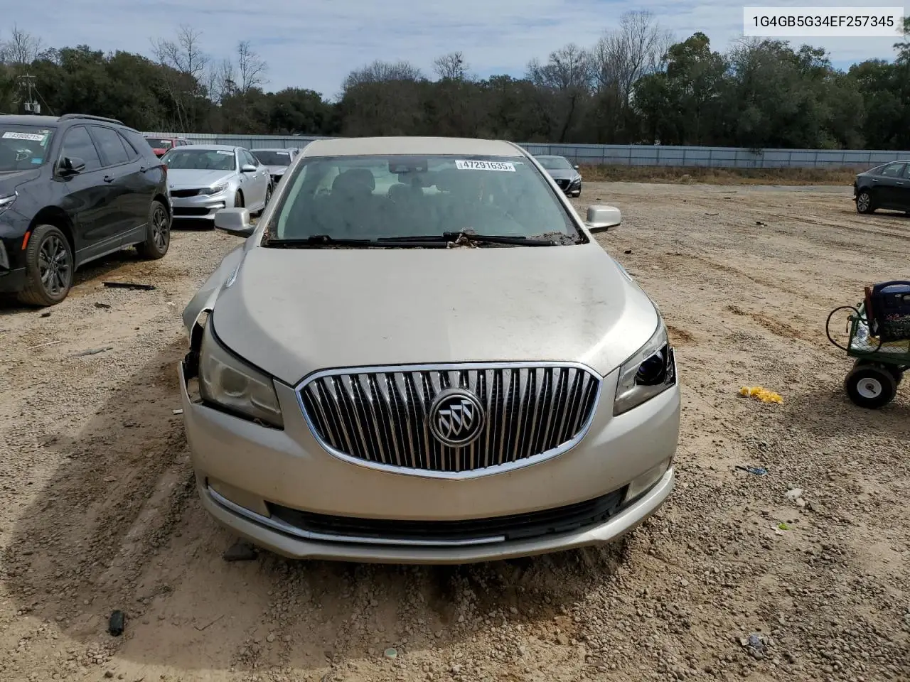 2014 Buick Lacrosse VIN: 1G4GB5G34EF257345 Lot: 47291635