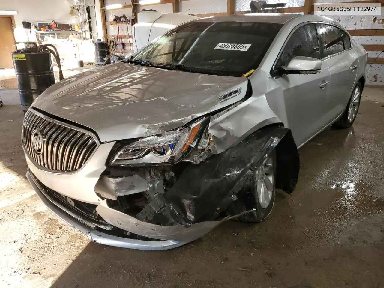 2015 Buick Lacrosse VIN: 1G4GB5G35FF122974 Lot: 43828865