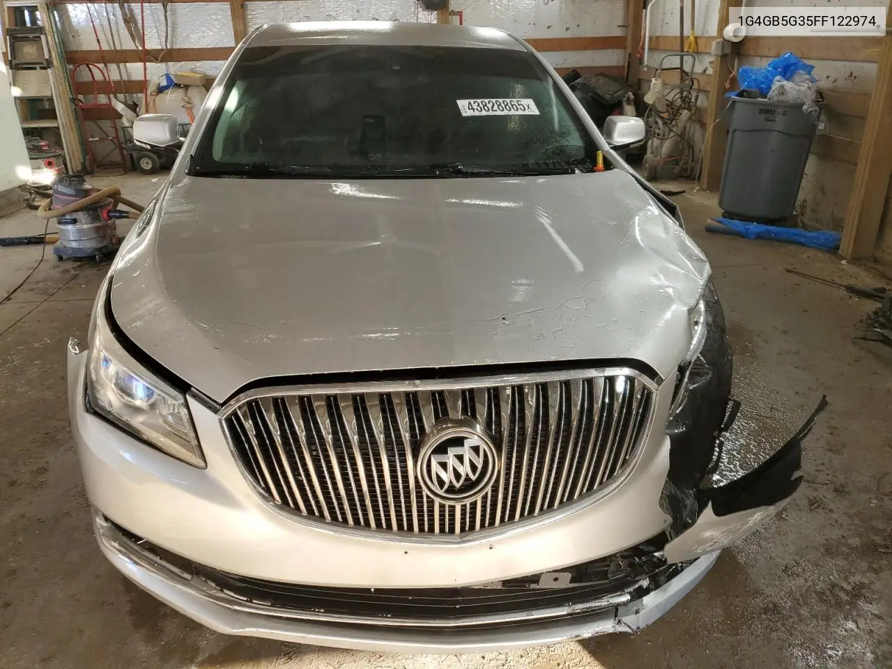 2015 Buick Lacrosse VIN: 1G4GB5G35FF122974 Lot: 43828865