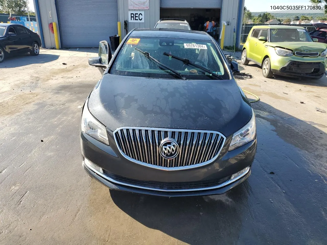 2015 Buick Lacrosse VIN: 1G4GC5G35FF170830 Lot: 69781384