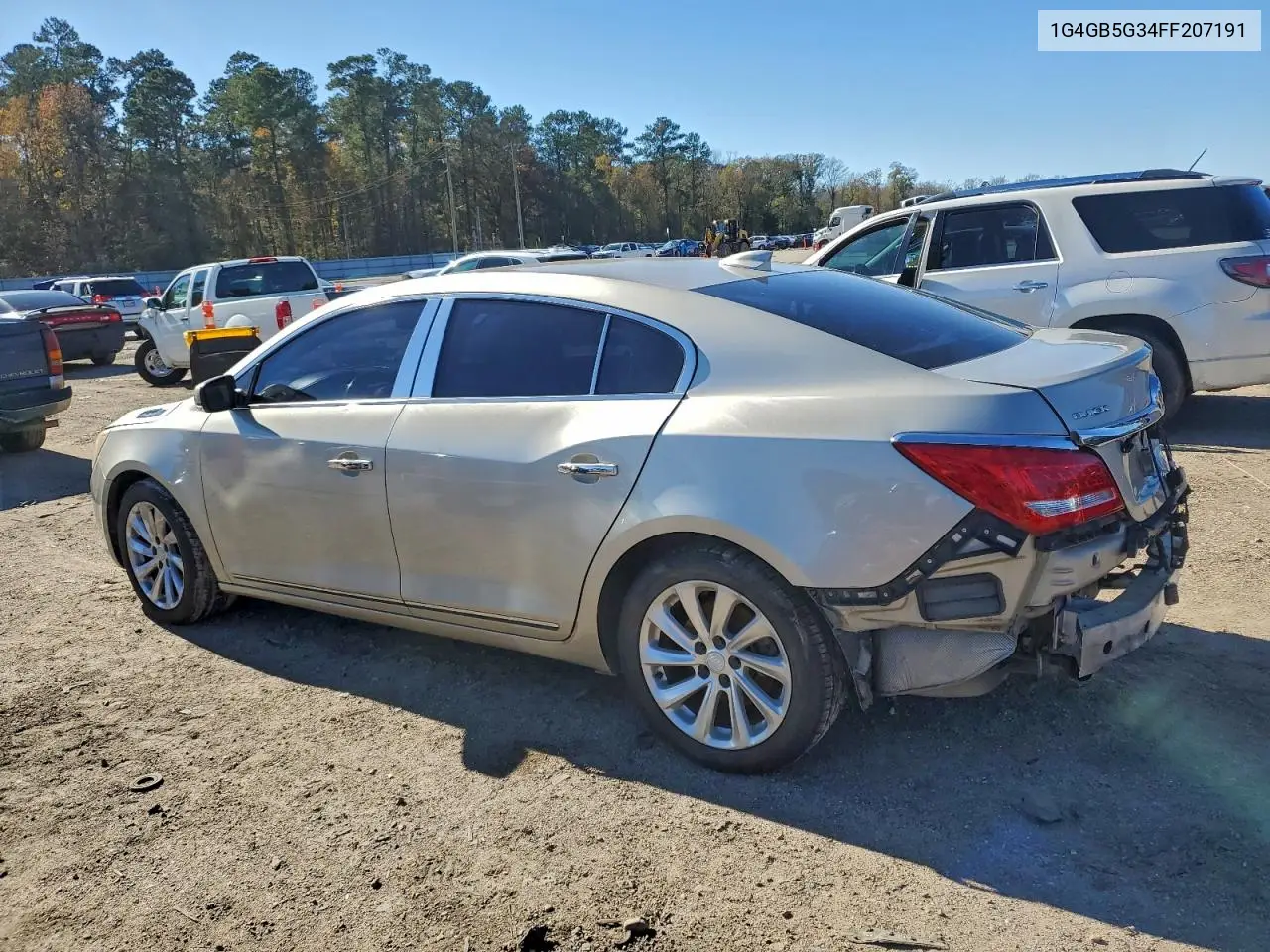 1G4GB5G34FF207191 2015 Buick Lacrosse