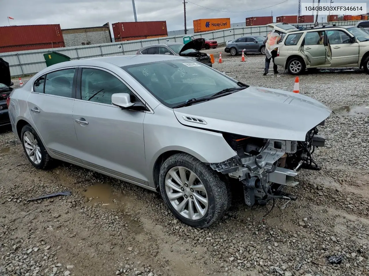 1G4GB5G3XFF346614 2015 Buick Lacrosse