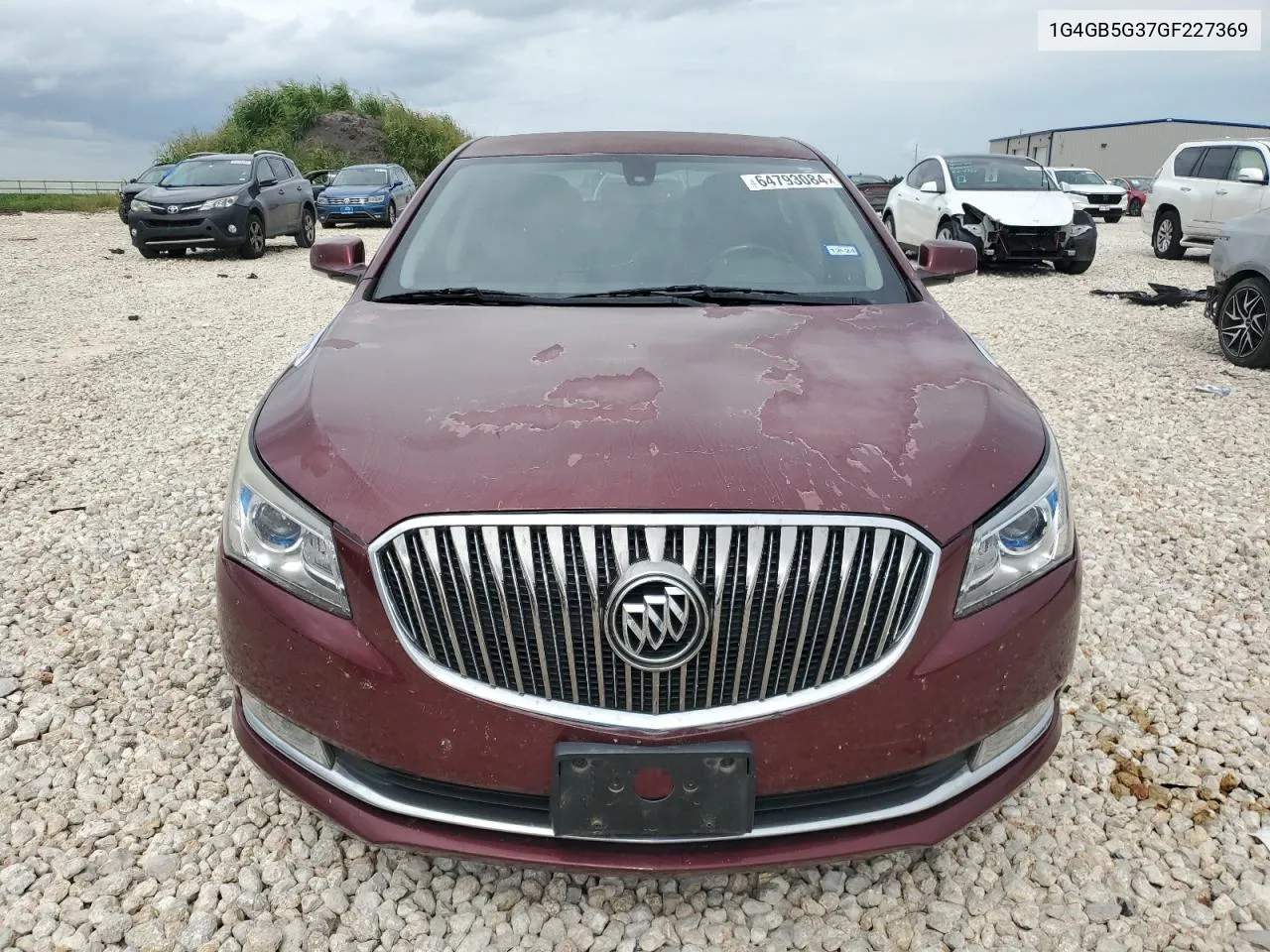 2016 Buick Lacrosse VIN: 1G4GB5G37GF227369 Lot: 64793084