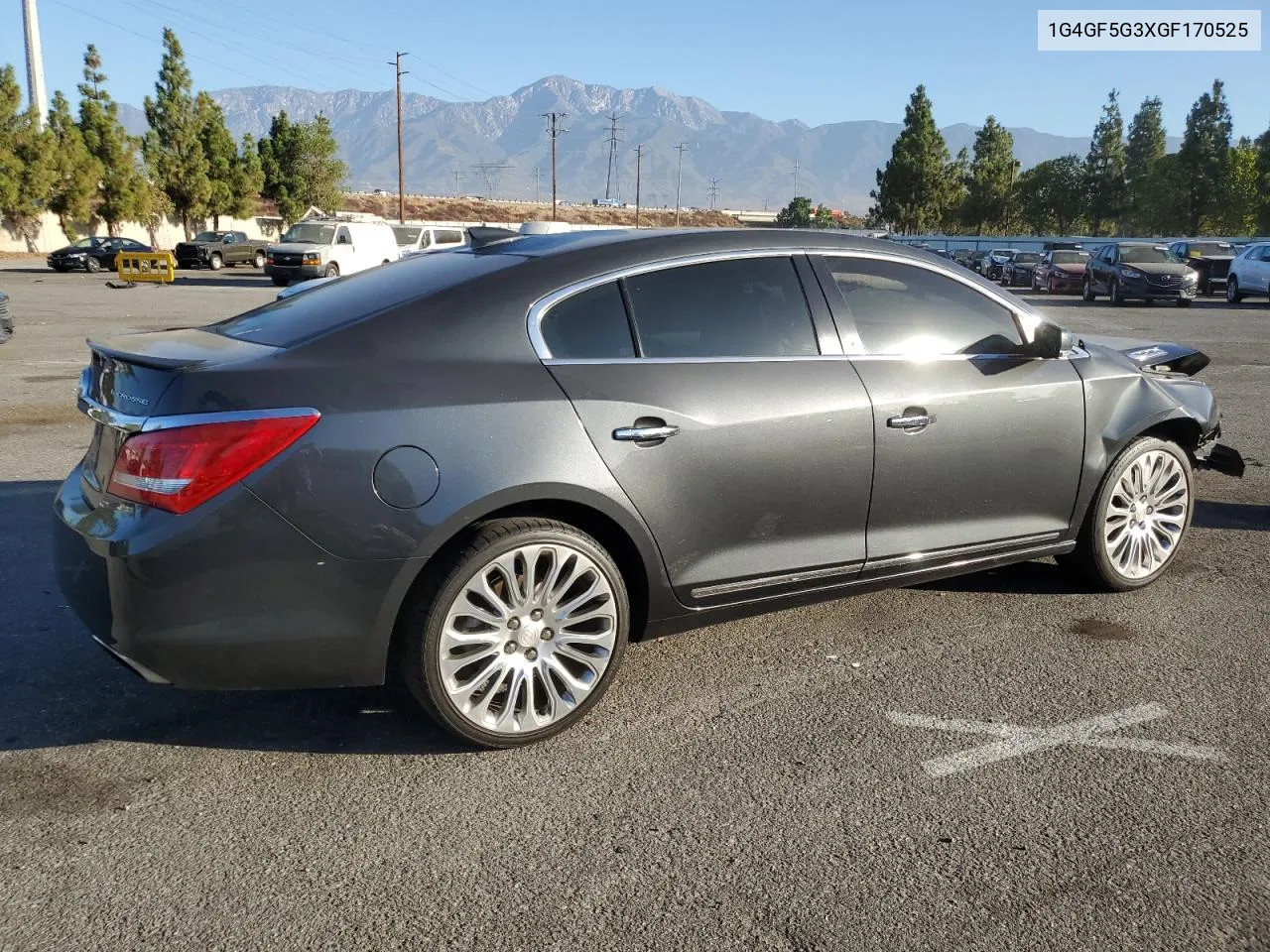 2016 Buick Lacrosse Premium VIN: 1G4GF5G3XGF170525 Lot: 67976084