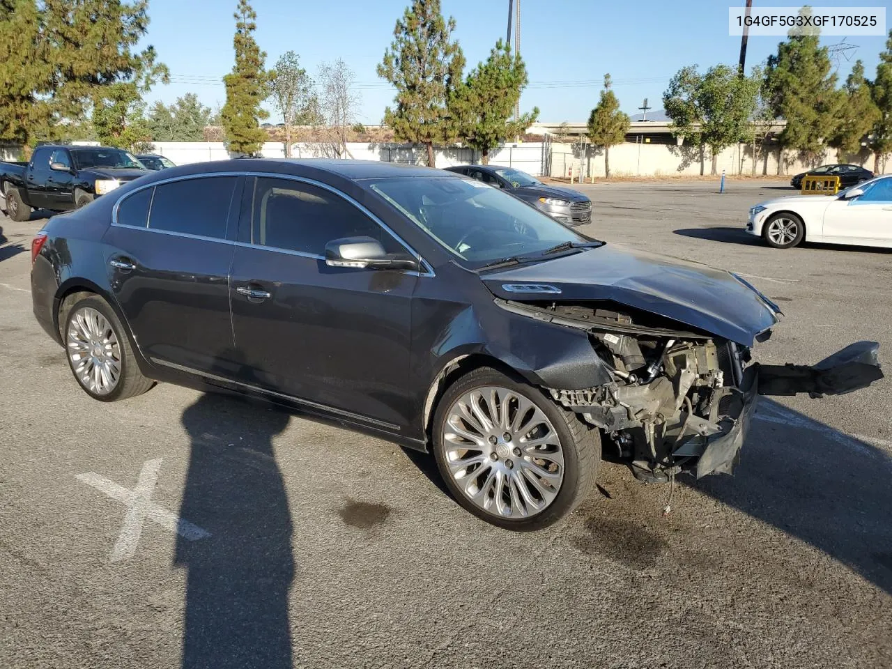 2016 Buick Lacrosse Premium VIN: 1G4GF5G3XGF170525 Lot: 67976084