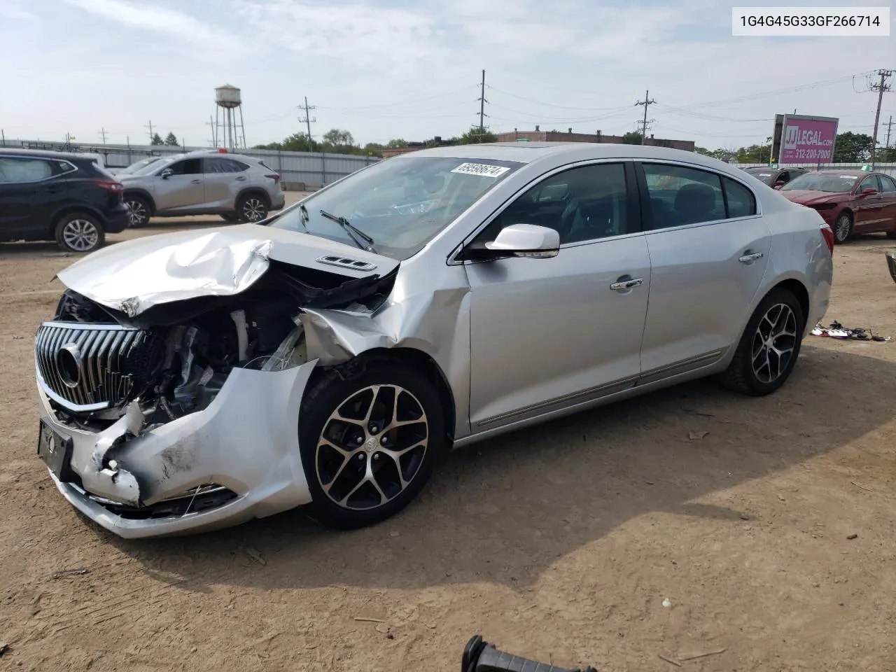 2016 Buick Lacrosse Sport Touring VIN: 1G4G45G33GF266714 Lot: 69598674