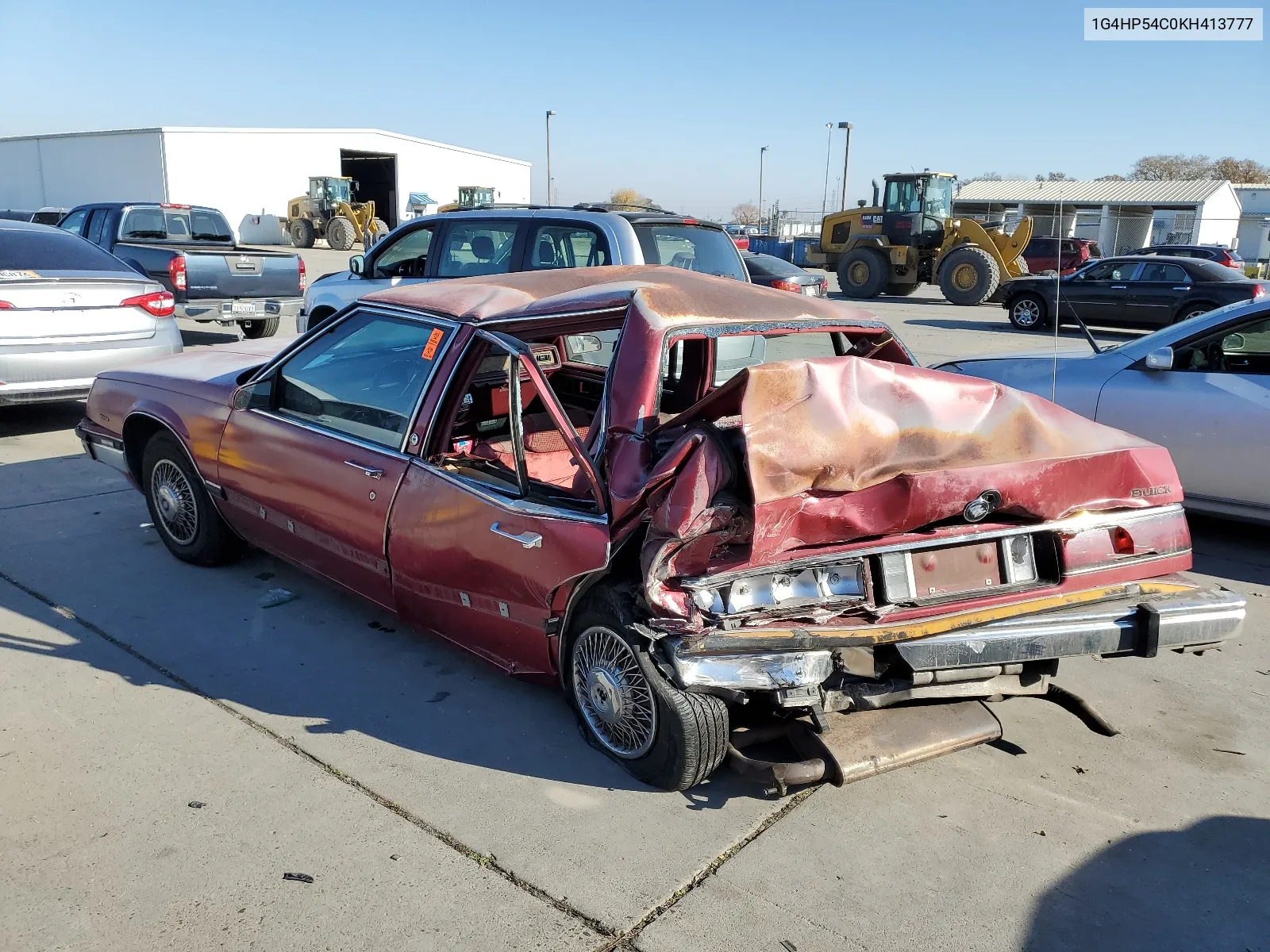 1989 Buick Lesabre Custom VIN: 1G4HP54C0KH413777 Lot: 79688763