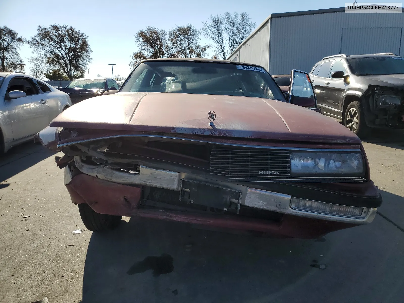 1989 Buick Lesabre Custom VIN: 1G4HP54C0KH413777 Lot: 79688763