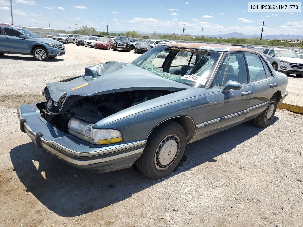 1G4HP53L9NH471778 1992 Buick Lesabre Custom