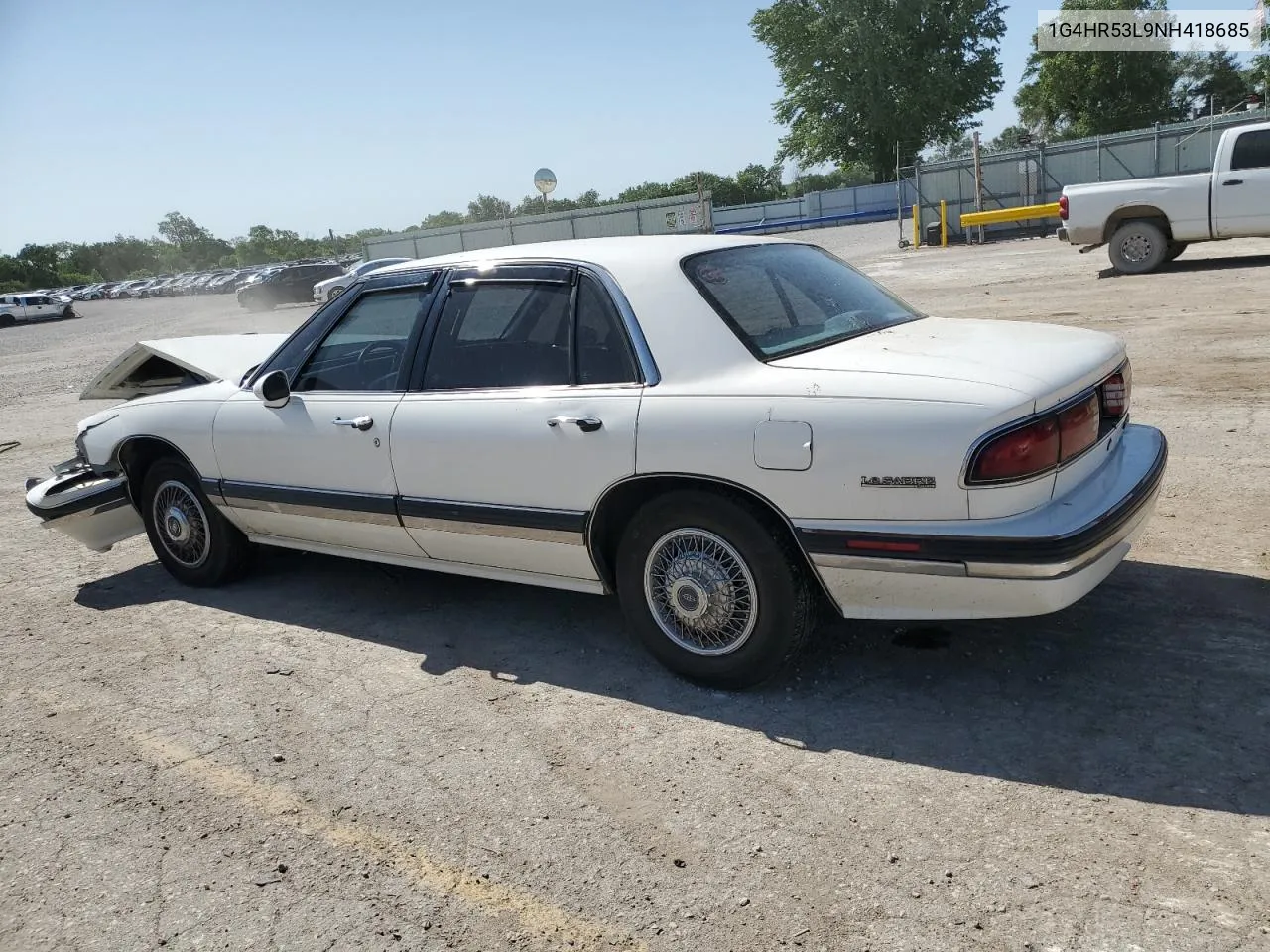 1992 Buick Lesabre Limited VIN: 1G4HR53L9NH418685 Lot: 56478574