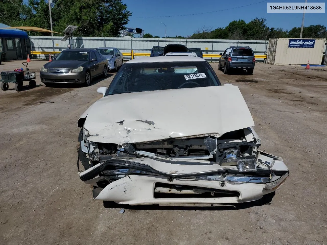 1992 Buick Lesabre Limited VIN: 1G4HR53L9NH418685 Lot: 56478574