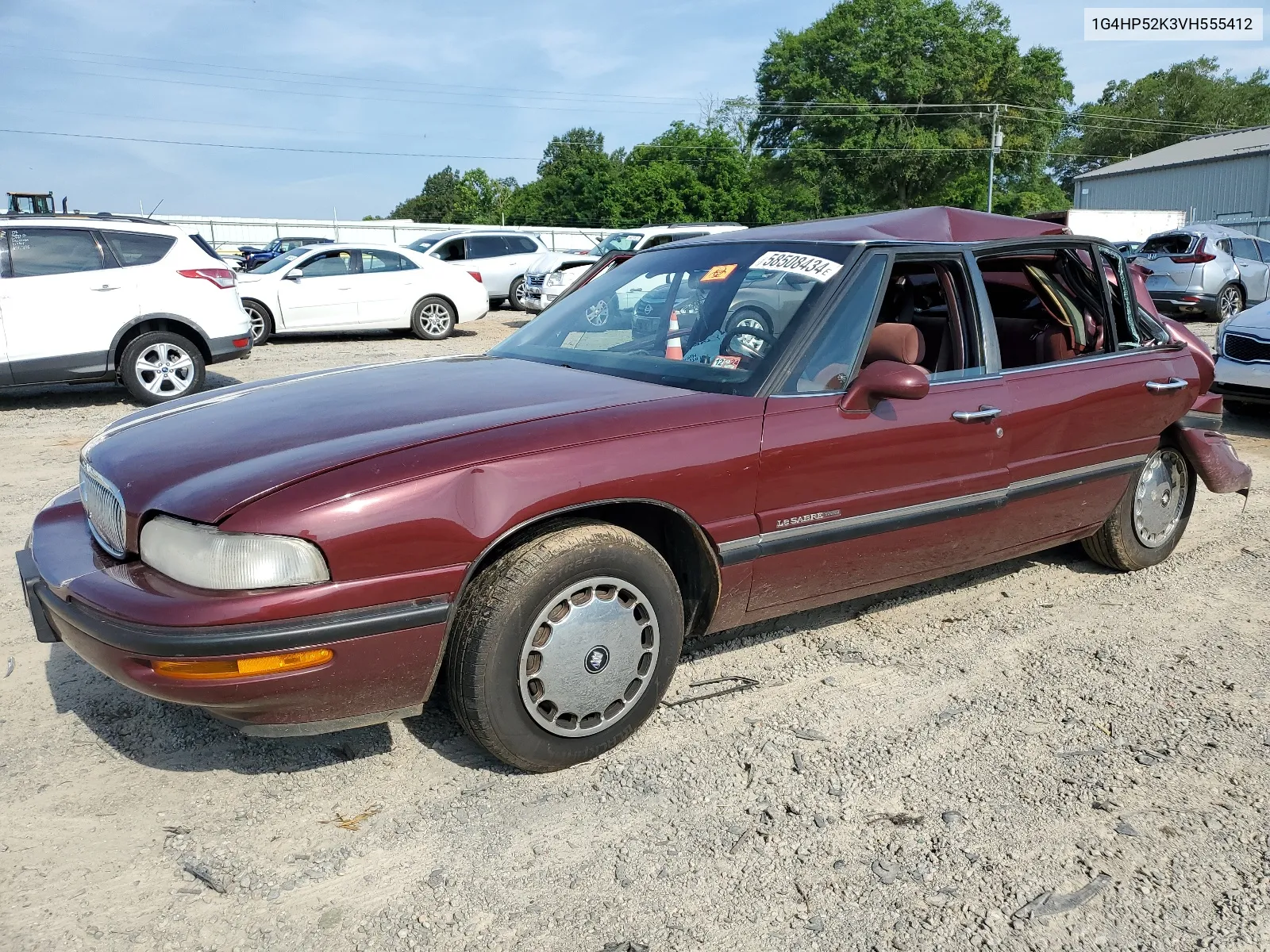 1997 Buick Lesabre Custom VIN: 1G4HP52K3VH555412 Lot: 58508434