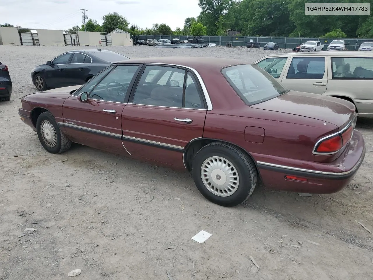 1998 Buick Lesabre Custom VIN: 1G4HP52K4WH417783 Lot: 55347744