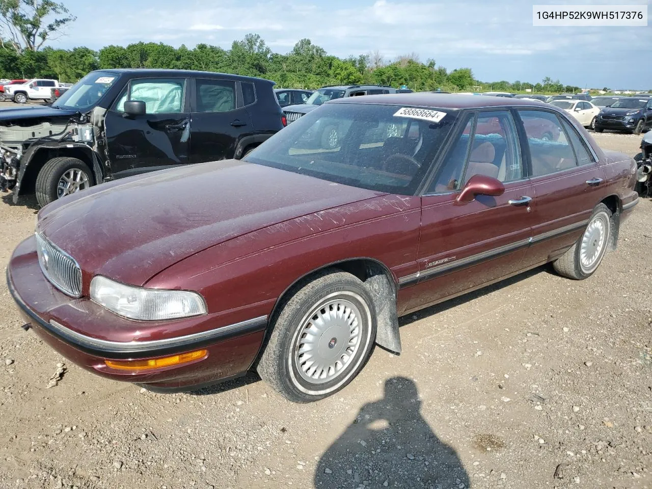 1998 Buick Lesabre Custom VIN: 1G4HP52K9WH517376 Lot: 58868664