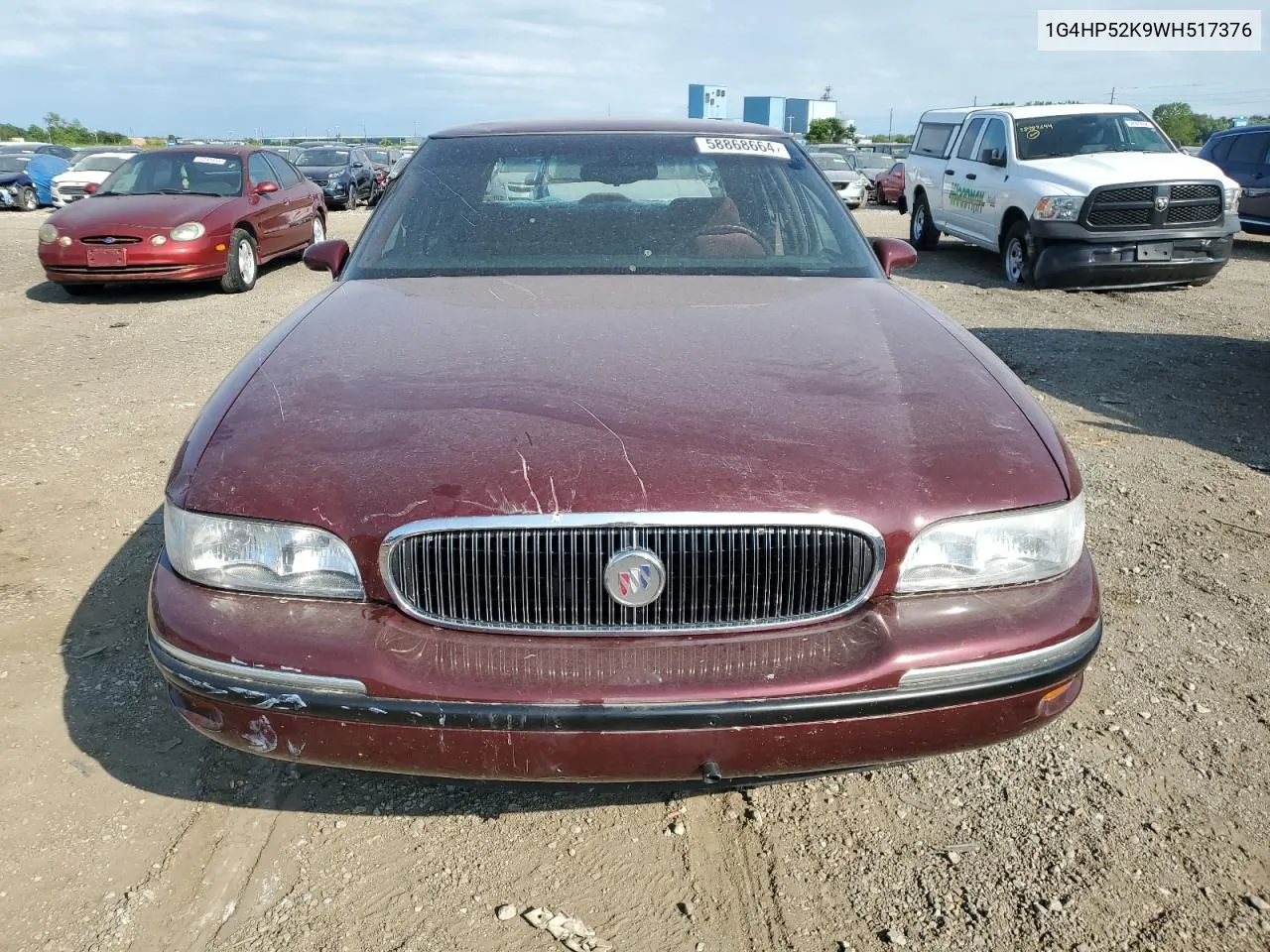 1998 Buick Lesabre Custom VIN: 1G4HP52K9WH517376 Lot: 58868664