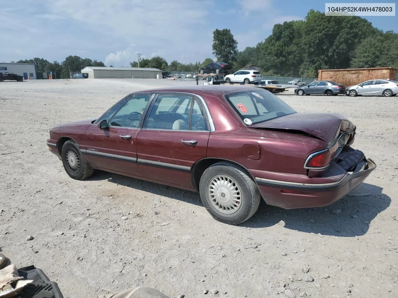 1998 Buick Lesabre Custom VIN: 1G4HP52K4WH478003 Lot: 67654994