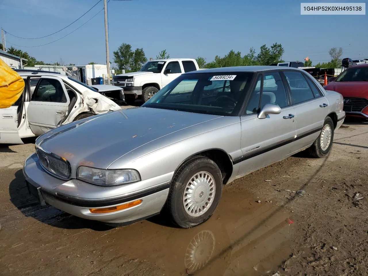 1999 Buick Lesabre Custom VIN: 1G4HP52K0XH495138 Lot: 54369234