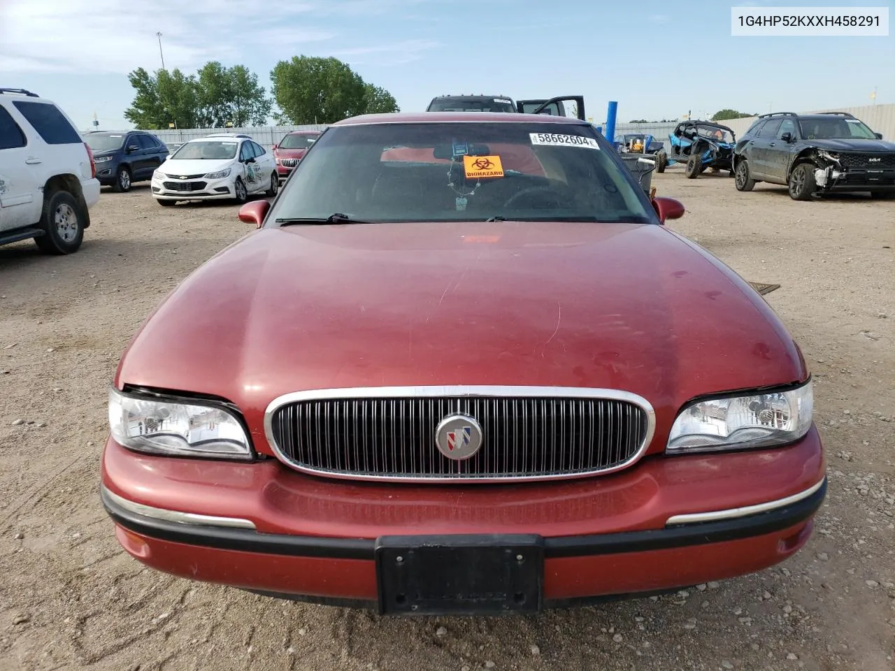 1999 Buick Lesabre Custom VIN: 1G4HP52KXXH458291 Lot: 58662604