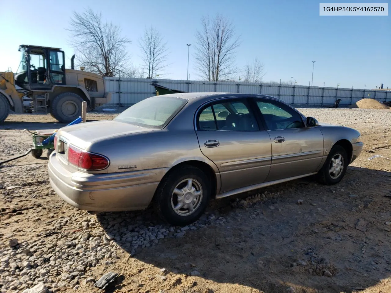 2000 Buick Lesabre Custom VIN: 1G4HP54K5Y4162570 Lot: 41642114