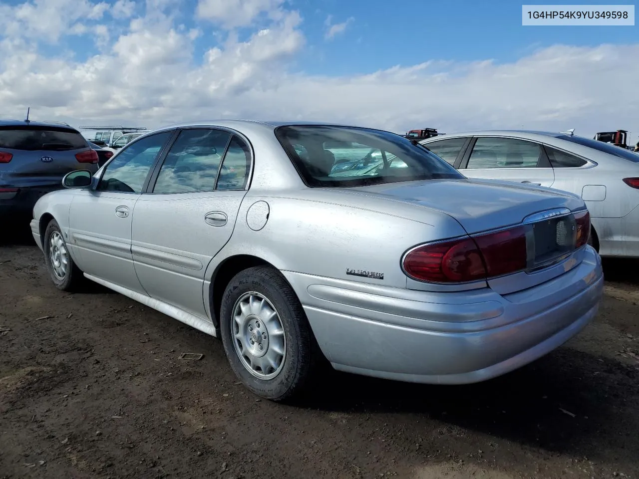 2000 Buick Lesabre Custom VIN: 1G4HP54K9YU349598 Lot: 44823074