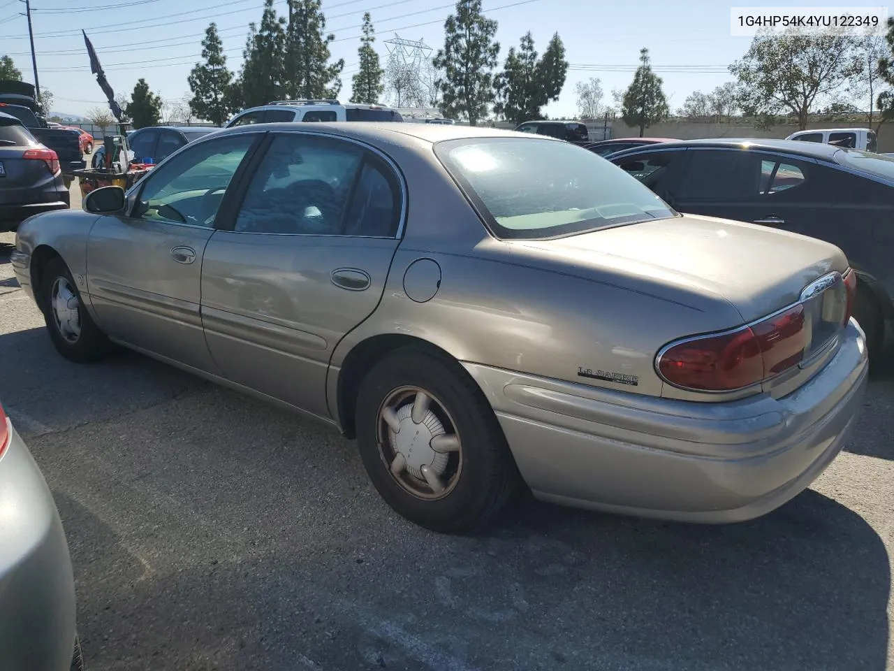 2000 Buick Lesabre Custom VIN: 1G4HP54K4YU122349 Lot: 50348744