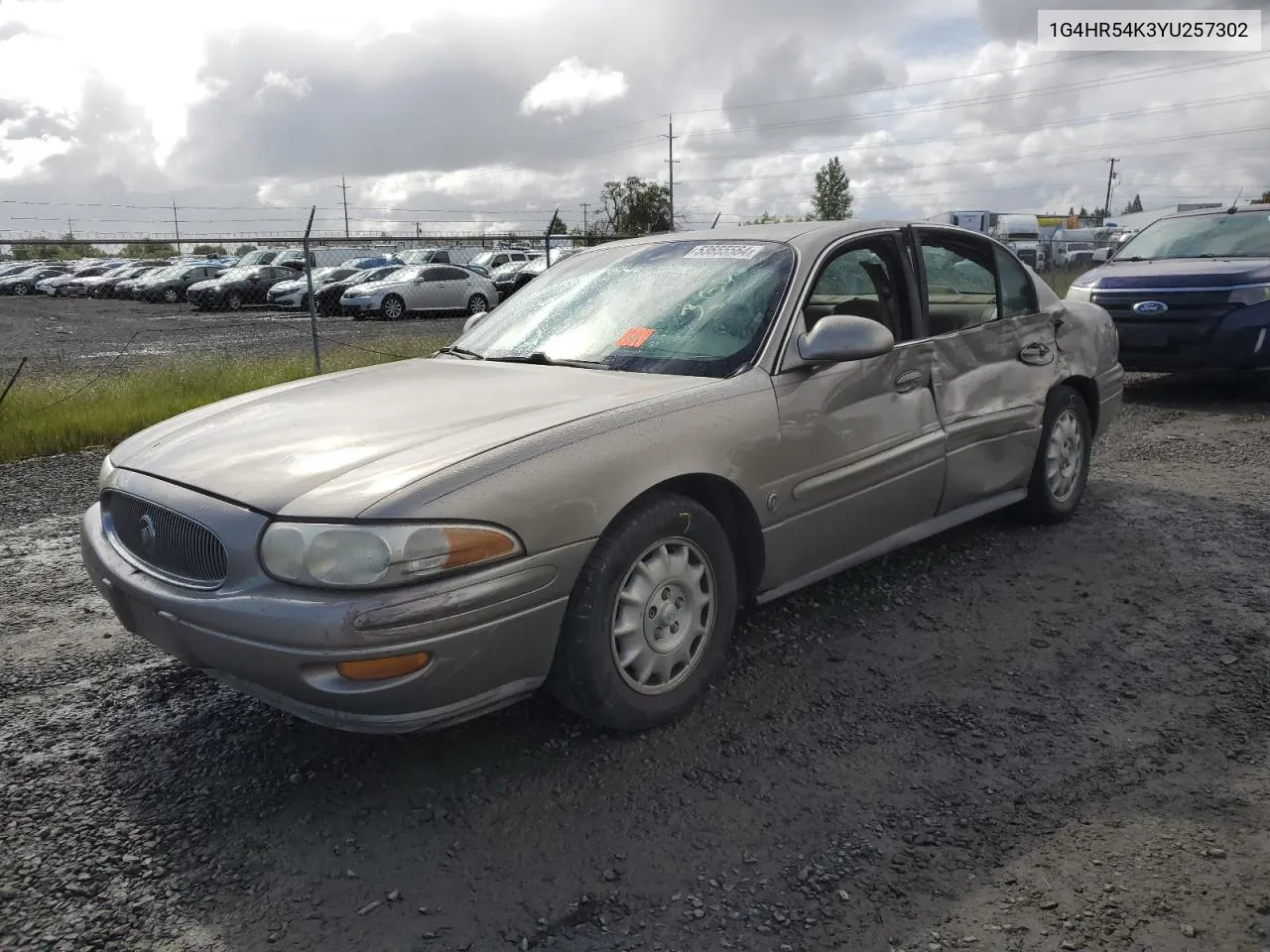 2000 Buick Lesabre Limited VIN: 1G4HR54K3YU257302 Lot: 53655564