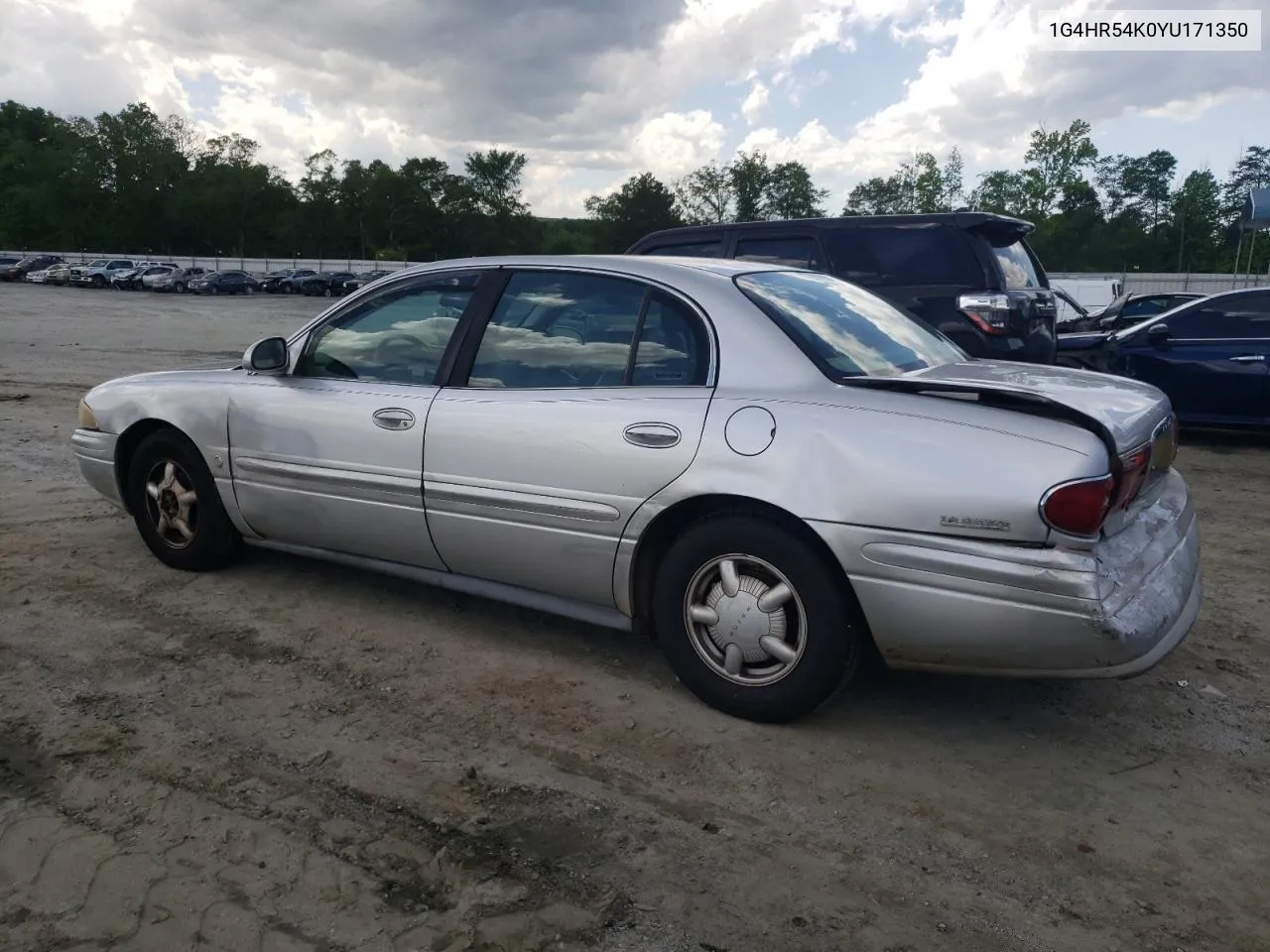 2000 Buick Lesabre Limited VIN: 1G4HR54K0YU171350 Lot: 54204034