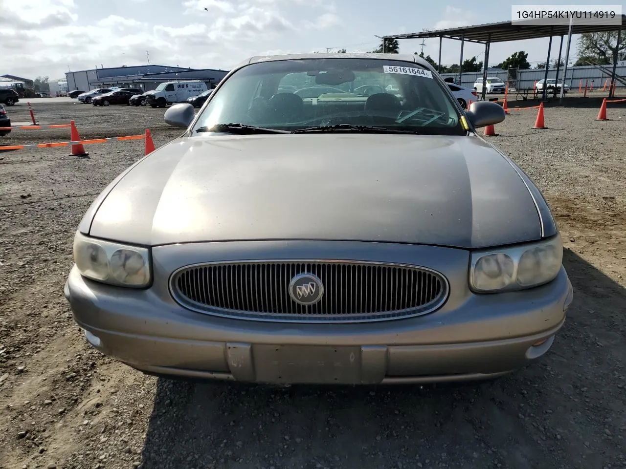 2000 Buick Lesabre Custom VIN: 1G4HP54K1YU114919 Lot: 56161644