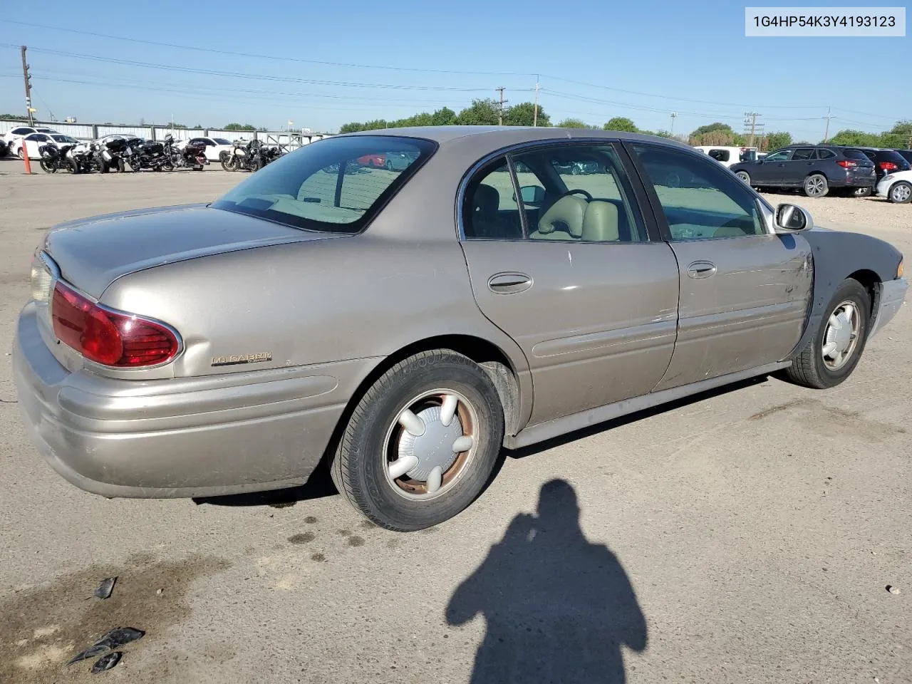 2000 Buick Lesabre Custom VIN: 1G4HP54K3Y4193123 Lot: 58389014