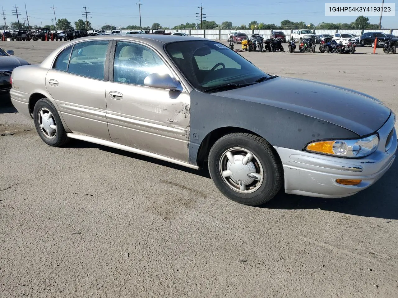 2000 Buick Lesabre Custom VIN: 1G4HP54K3Y4193123 Lot: 58389014