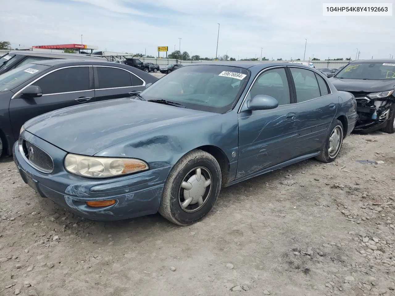 1G4HP54K8Y4192663 2000 Buick Lesabre Custom