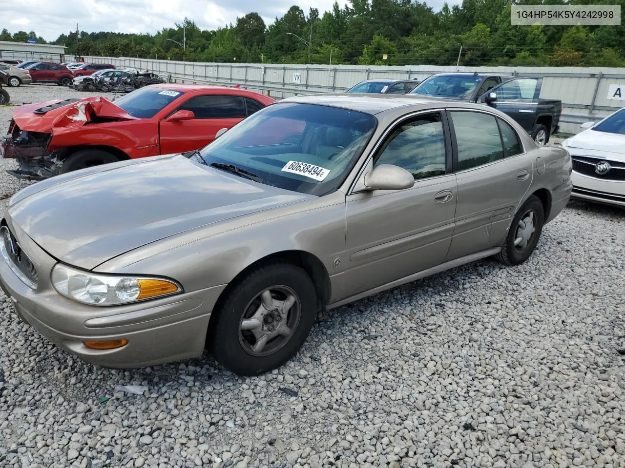 2000 Buick Lesabre Custom VIN: 1G4HP54K5Y4242998 Lot: 60638494