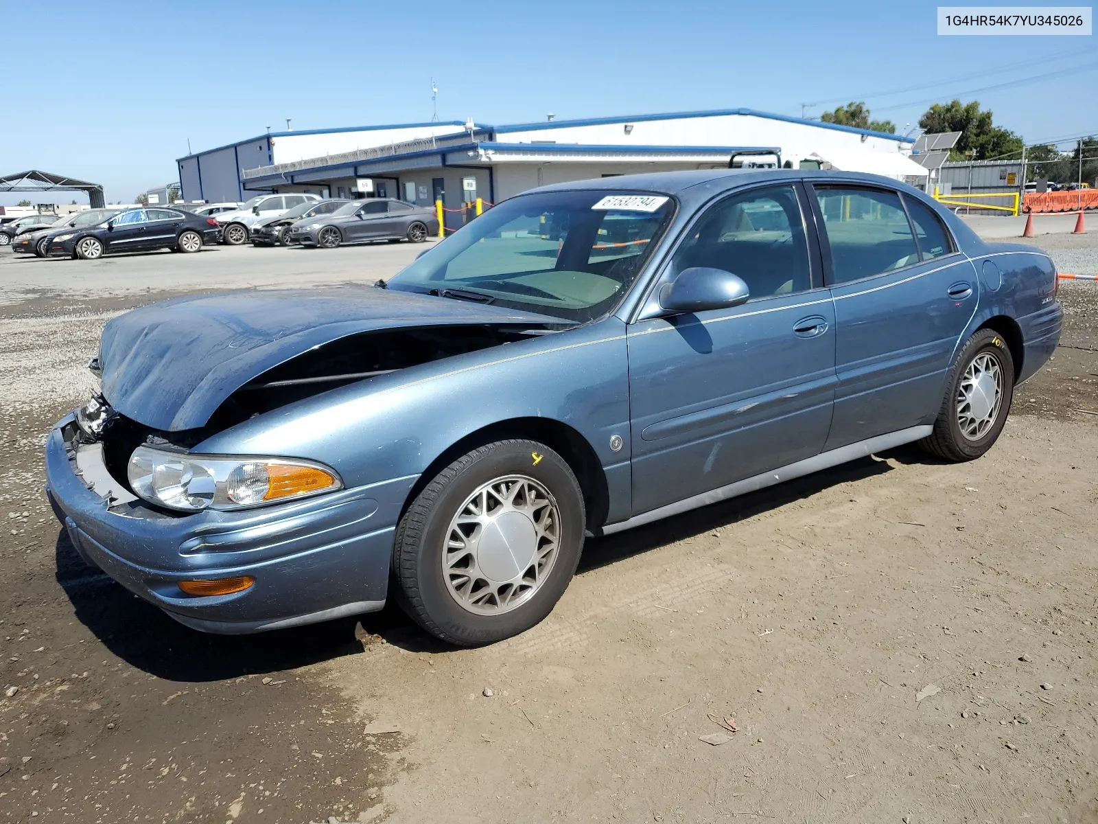 2000 Buick Lesabre Limited VIN: 1G4HR54K7YU345026 Lot: 61532794