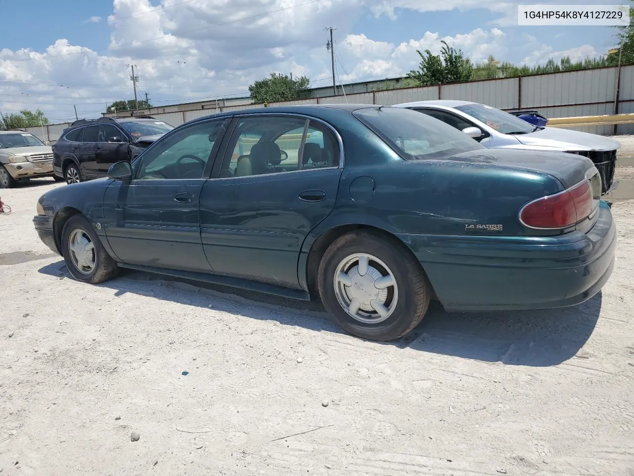 2000 Buick Lesabre Custom VIN: 1G4HP54K8Y4127229 Lot: 62628484