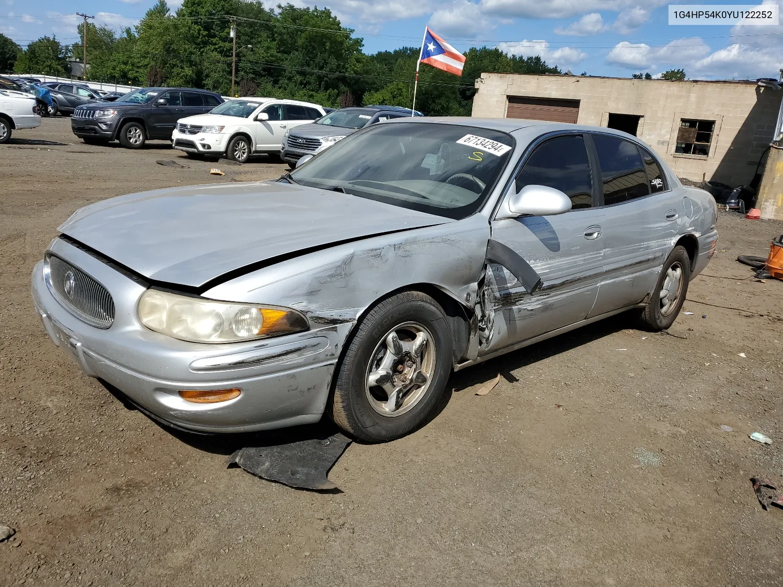 2000 Buick Lesabre Custom VIN: 1G4HP54K0YU122252 Lot: 67134294