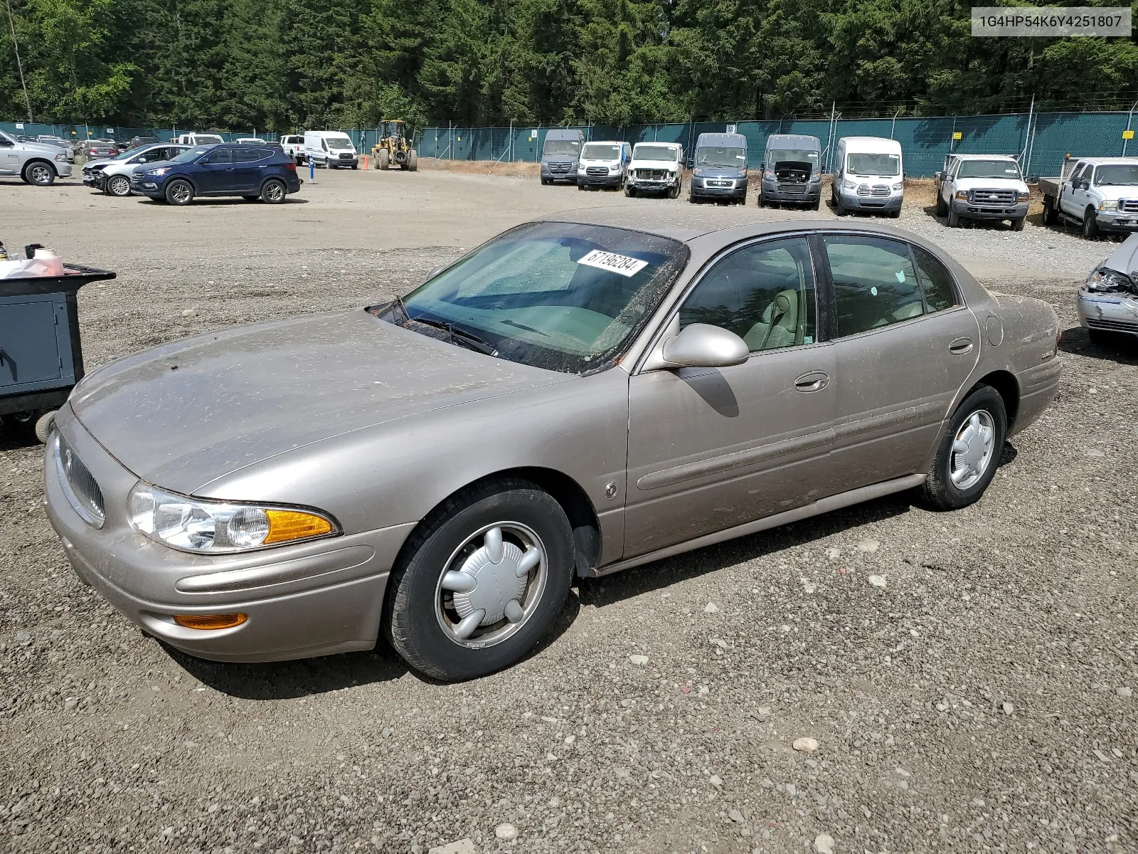 2000 Buick Lesabre Custom VIN: 1G4HP54K6Y4251807 Lot: 67196284