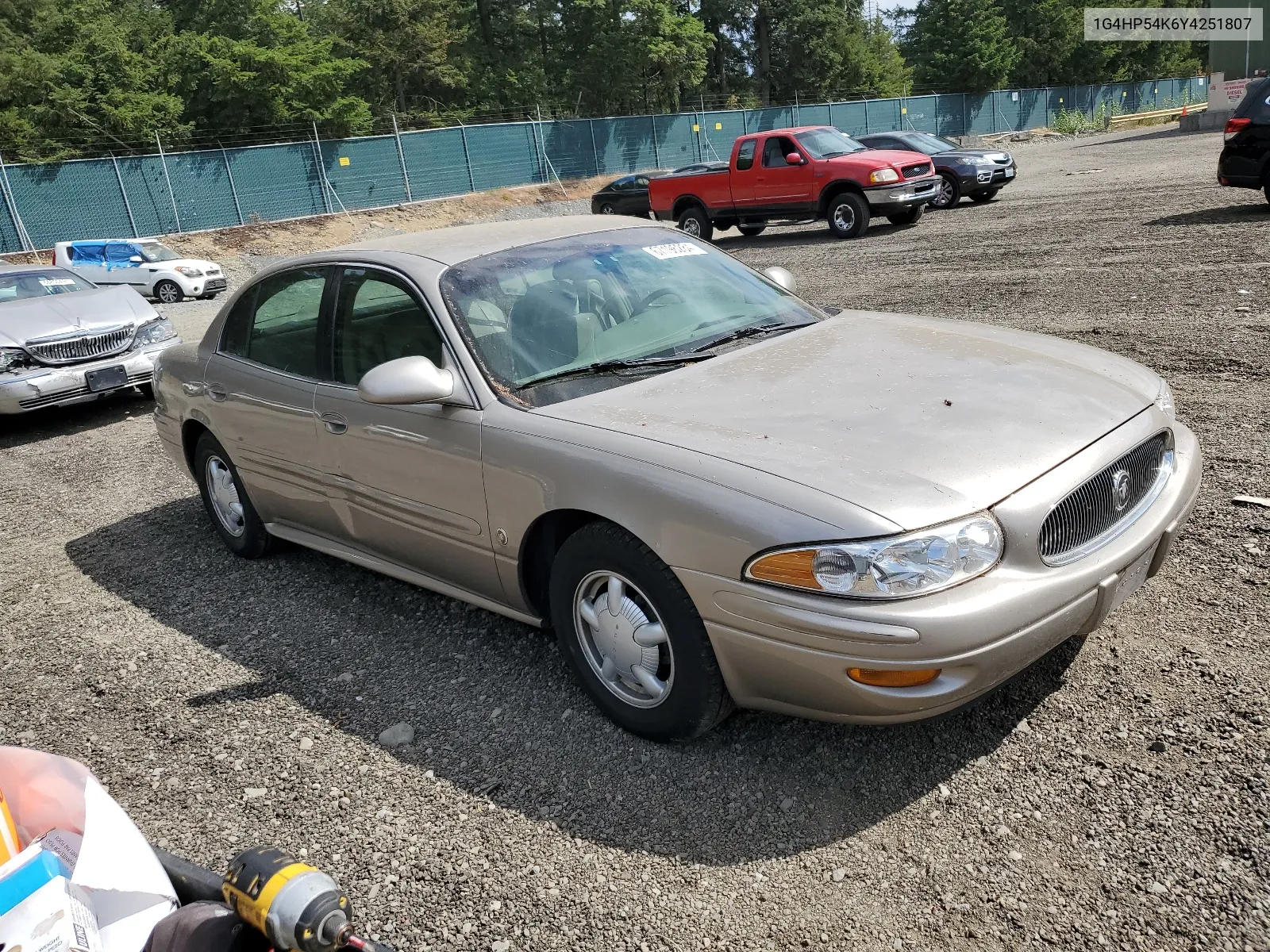 2000 Buick Lesabre Custom VIN: 1G4HP54K6Y4251807 Lot: 67196284