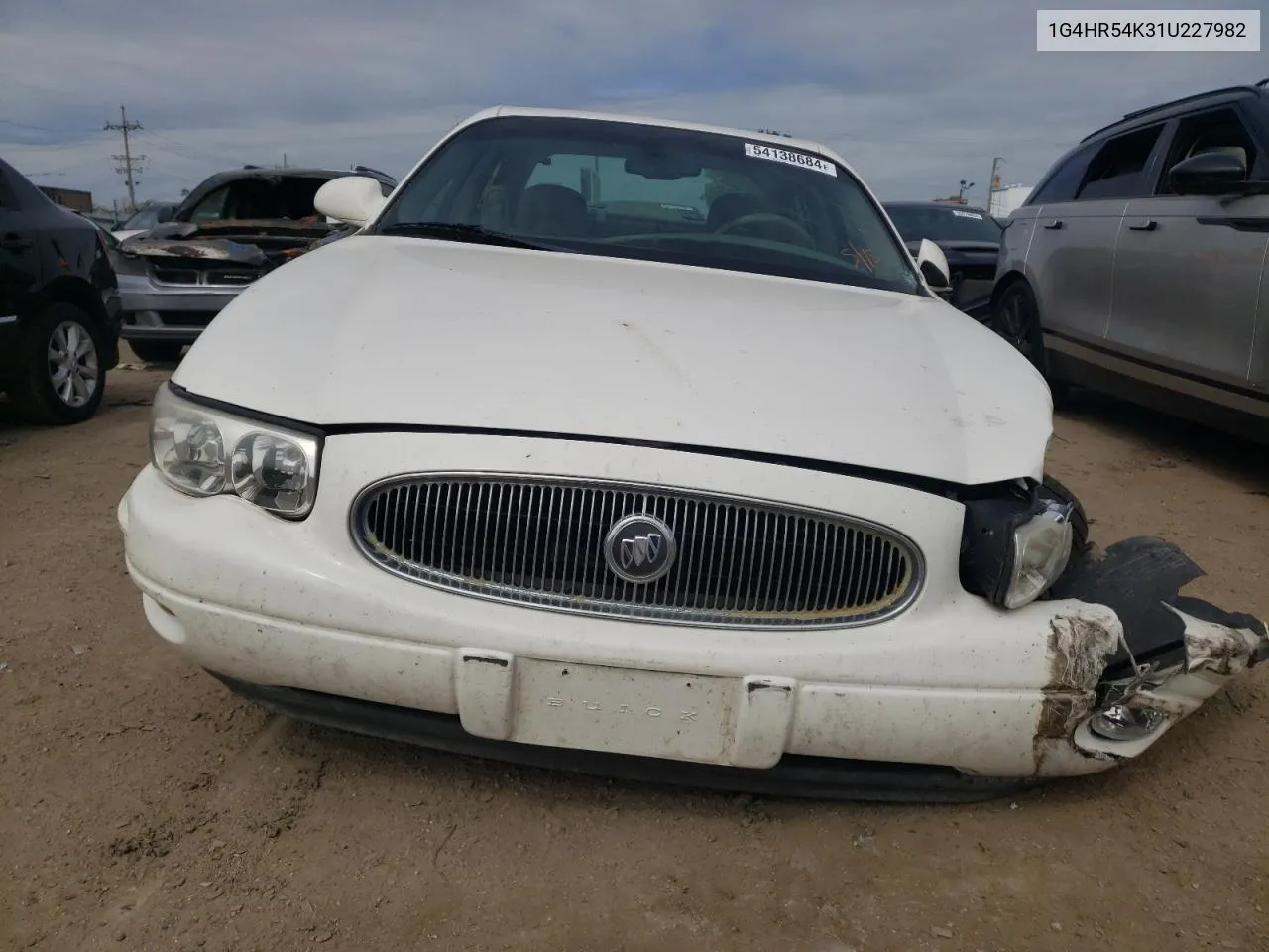 2001 Buick Lesabre Limited VIN: 1G4HR54K31U227982 Lot: 54138684