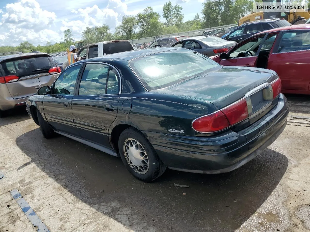 2001 Buick Lesabre Limited VIN: 1G4HR54K71U259334 Lot: 58289374