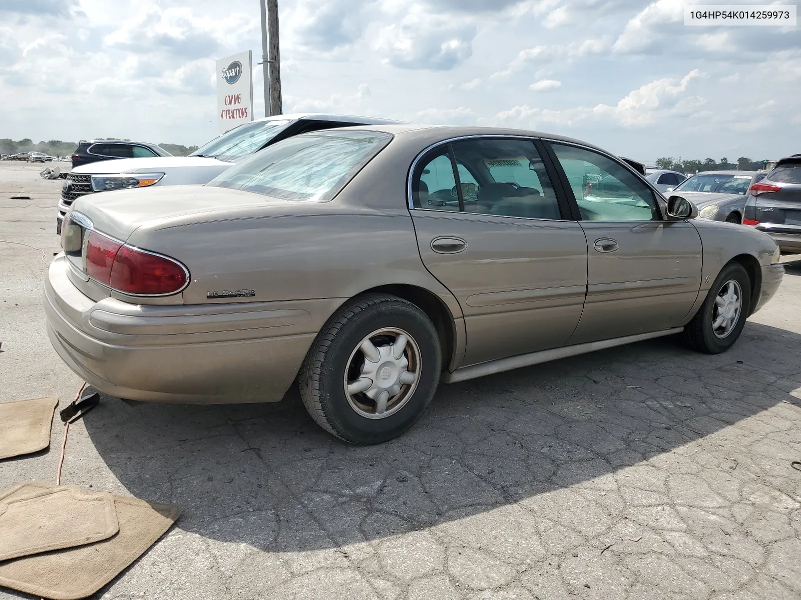 2001 Buick Lesabre Custom VIN: 1G4HP54K014259973 Lot: 62037624