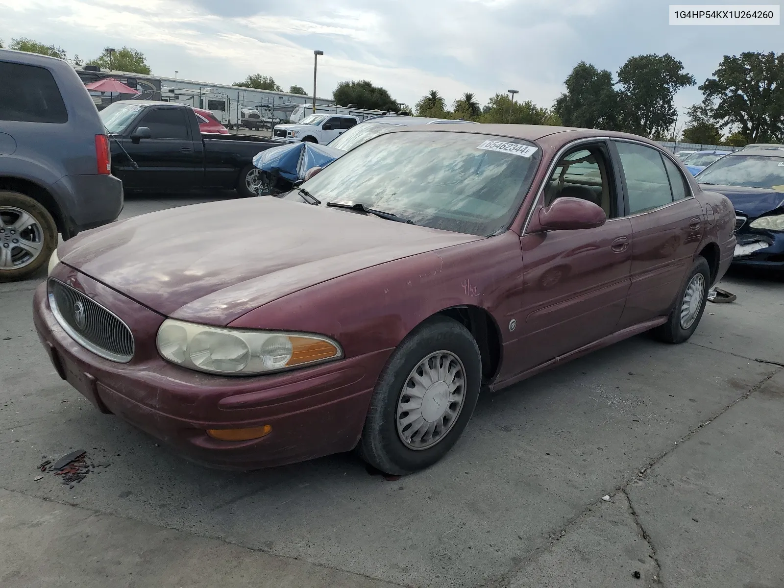 2001 Buick Lesabre Custom VIN: 1G4HP54KX1U264260 Lot: 65462344