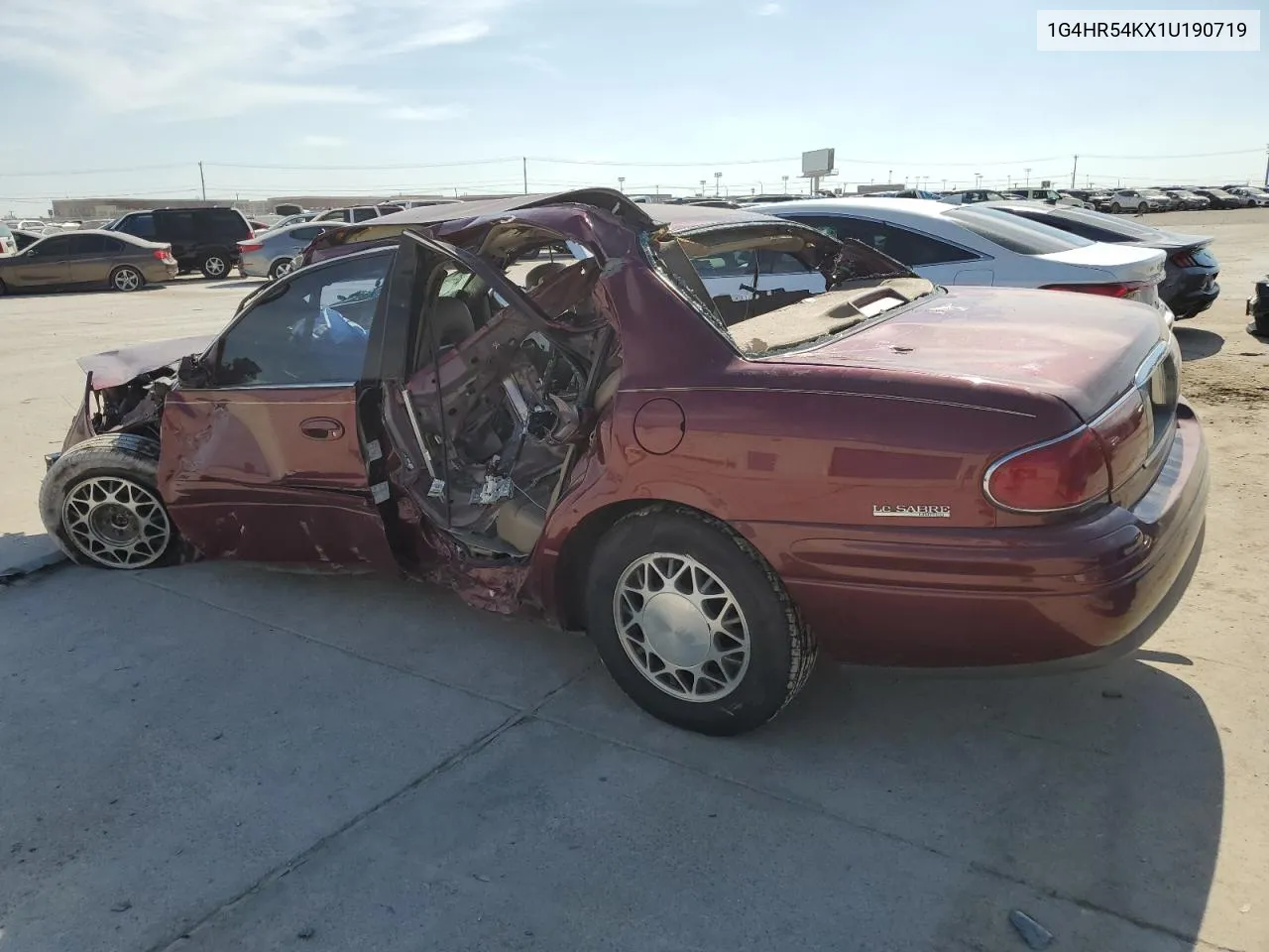 2001 Buick Lesabre Limited VIN: 1G4HR54KX1U190719 Lot: 68130024