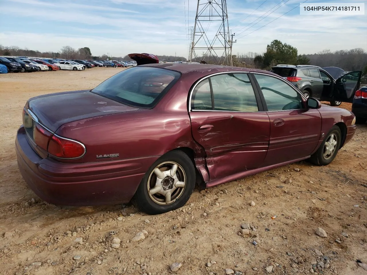 2001 Buick Lesabre Custom VIN: 1G4HP54K714181711 Lot: 78534773