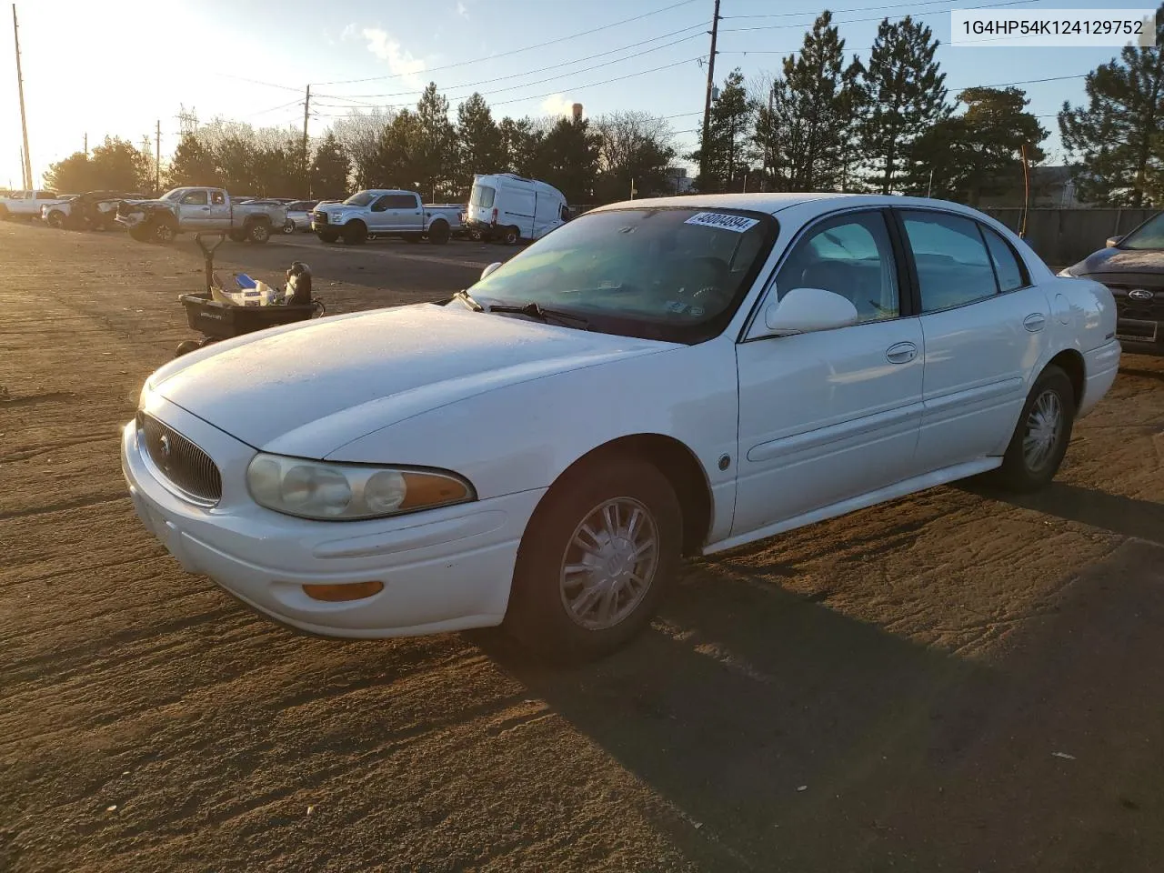 2002 Buick Lesabre Custom VIN: 1G4HP54K124129752 Lot: 48004894