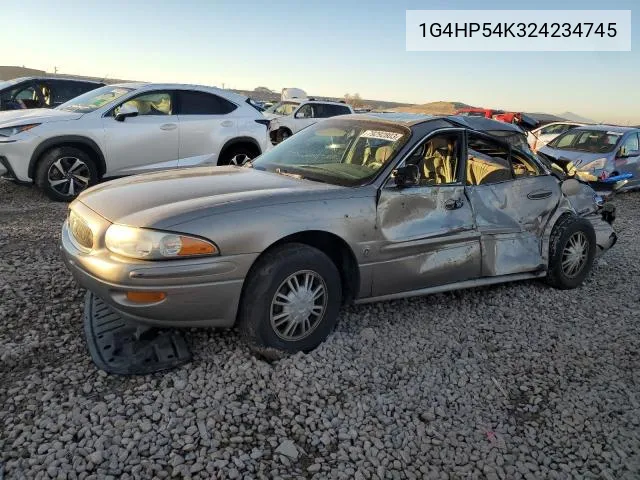 2002 Buick Lesabre Custom VIN: 1G4HP54K324234745 Lot: 53672674