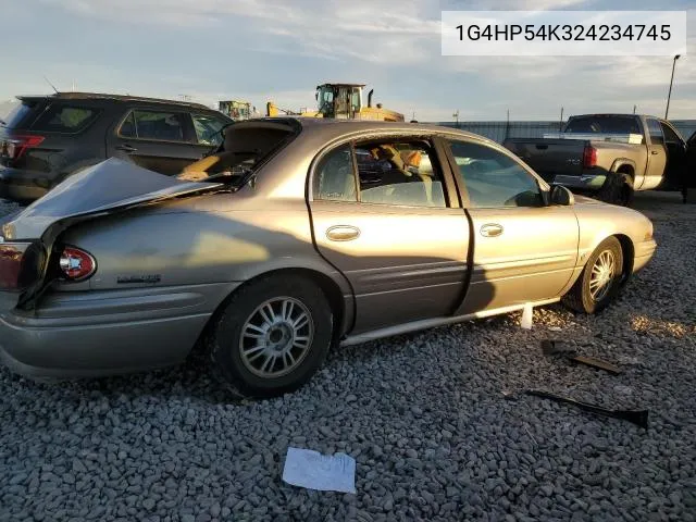 2002 Buick Lesabre Custom VIN: 1G4HP54K324234745 Lot: 53672674